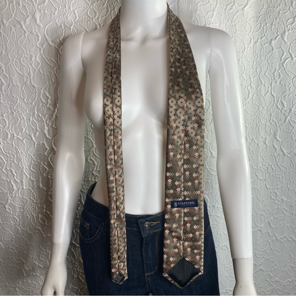 🔥 Vintage Stafford Neck Tie – Classic Retro Style 🔥 - Picture 5 of 14